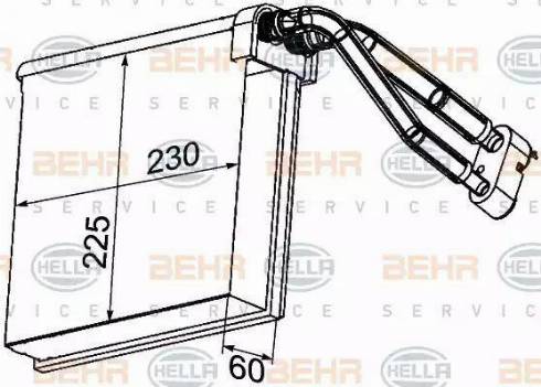 HELLA 8FV 351 330-731 - Evaporatore, Climatizzatore autozon.pro