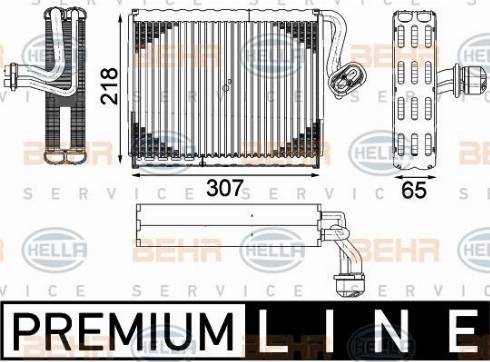 HELLA 8FV 351 331-481 - Evaporatore, Climatizzatore autozon.pro