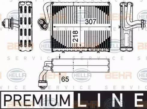 HELLA 8FV 351 331-181 - Evaporatore, Climatizzatore autozon.pro