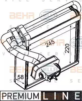 HELLA 8FV 351 331-231 - Evaporatore, Climatizzatore autozon.pro