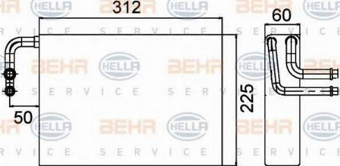 HELLA 8FV 351 210-801 - Evaporatore, Climatizzatore autozon.pro