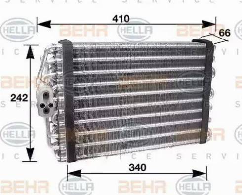 HELLA 8FV 351 210-331 - Evaporatore, Climatizzatore autozon.pro