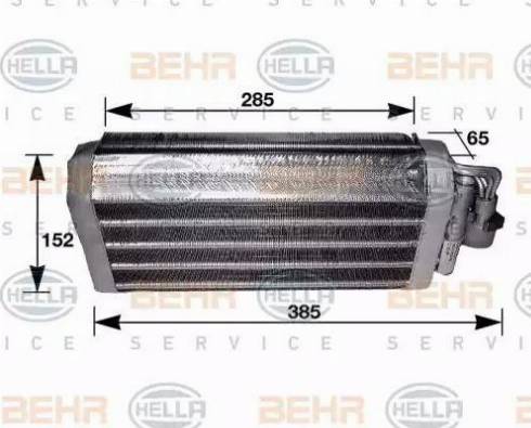 HELLA 8FV 351 210-231 - Evaporatore, Climatizzatore autozon.pro