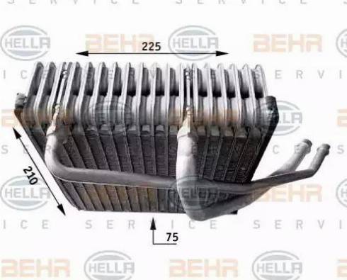 HELLA 8FV 351 210-771 - Evaporatore, Climatizzatore autozon.pro