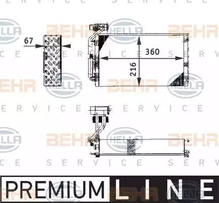 HELLA 8FV 351 211-671 - Evaporatore, Climatizzatore autozon.pro