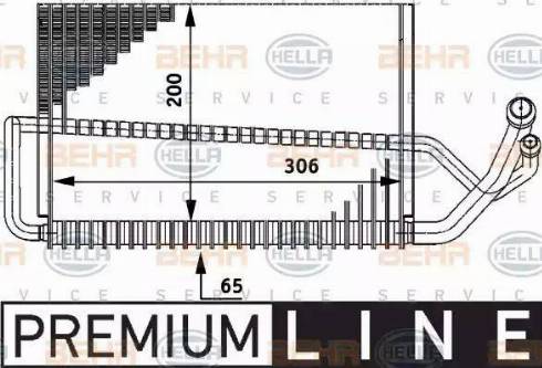 HELLA 8FV 351 211-291 - Evaporatore, Climatizzatore autozon.pro