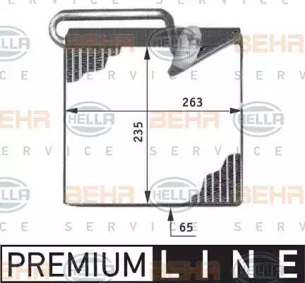 HELLA 8FV 351 211-241 - Evaporatore, Climatizzatore autozon.pro