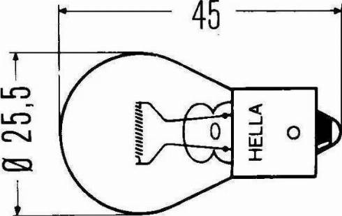 HELLA 8GA 002 073-137 - Lampadina autozon.pro