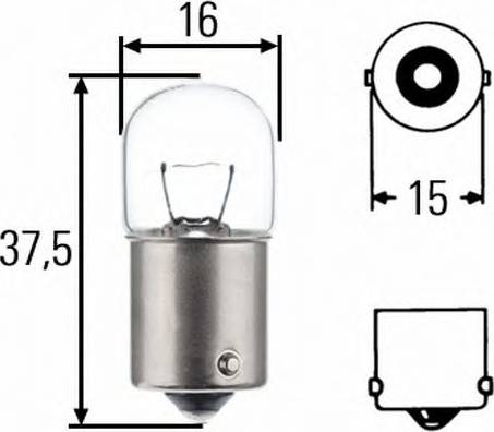 HELLA 8GA 002 071-244 - Lampadina autozon.pro