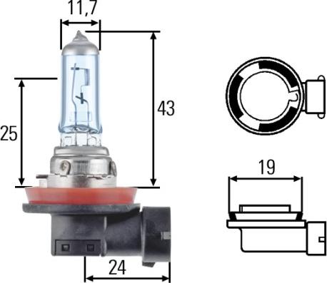 HELLA 8GH 008 356-151 - Lampadina, Faro principale autozon.pro