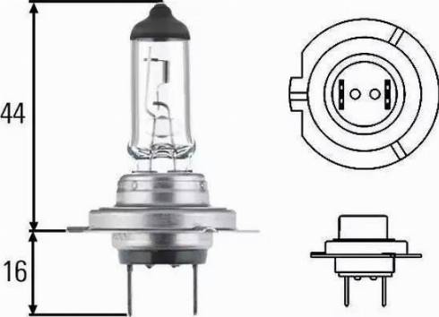 HELLA 8GH 007 157-471 - Lampadina, Faro principale autozon.pro