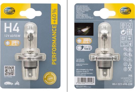 HELLA 8GJ223498-228 - Lampadina, Faro di profondità autozon.pro