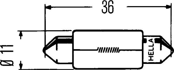 HELLA 8GM 002 092-137 - Lampadina autozon.pro