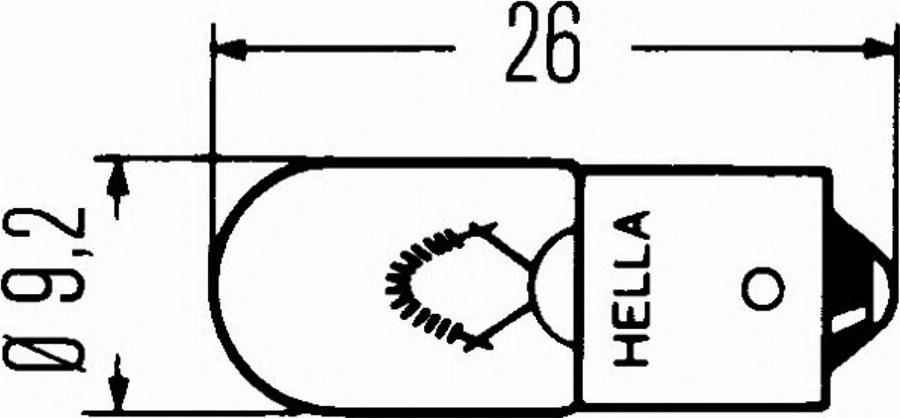 HELLA 8GP 002 067-011 - Lampadina, Indicatore direzione autozon.pro