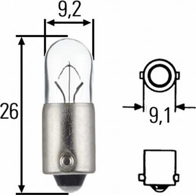 HELLA 8GP 002 067-013 - Lampadina, Luce di parcheggio / posizione autozon.pro