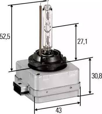 HELLA 8GS 009 028-021 - Lampadina autozon.pro