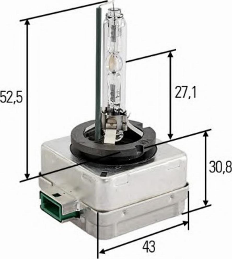 HELLA 8GS 009 028-201 - Lampadina, Faro principale autozon.pro