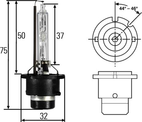 HELLA 8GS 007 949-101 - Lampadina, Faro principale autozon.pro