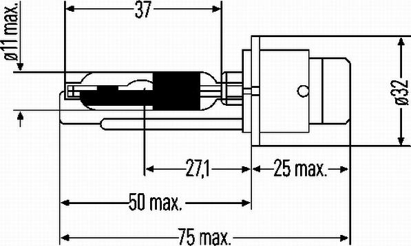 HELLA 8GS 007 001-197 - Lampadina autozon.pro