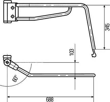 HELLA 8HG 503 019-012 - Supporto, Specchio esterno autozon.pro