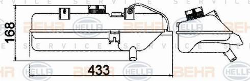 HELLA 8MA 376 702-394 - Serbatoio compensazione, Refrigerante autozon.pro