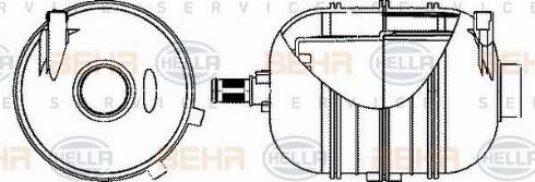 HELLA 8MA 376 702-324 - Serbatoio compensazione, Refrigerante autozon.pro