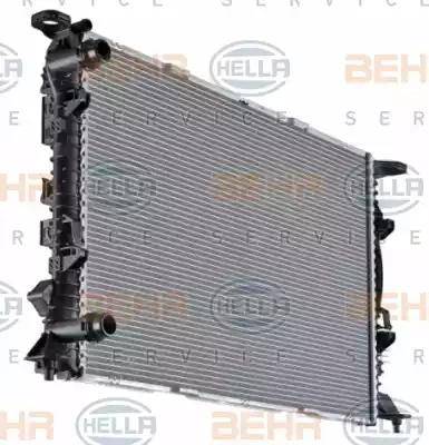 HELLA 8MK 376 745-581 - Radiatore, Raffreddamento motore autozon.pro