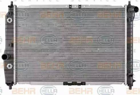 HELLA 8MK 376 762-671 - Radiatore, Raffreddamento motore autozon.pro