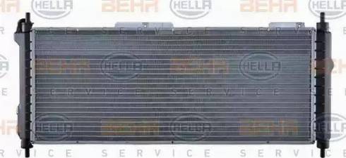 HELLA 8MK 376 713-571 - Radiatore, Raffreddamento motore autozon.pro