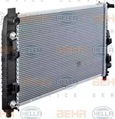 HELLA 8MK 376 713-051 - Radiatore, Raffreddamento motore autozon.pro