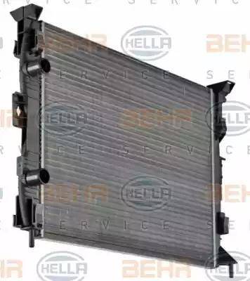 HELLA 8MK 376 781-131 - Radiatore, Raffreddamento motore autozon.pro