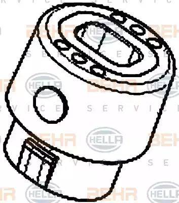 HELLA 8MK 376 737-091 - Radiatore, Raffreddamento motore autozon.pro