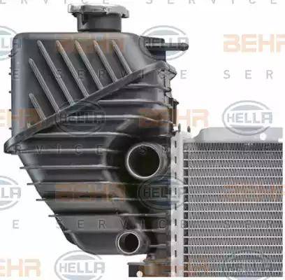 HELLA 8MK 376 721-631 - Radiatore, Raffreddamento motore autozon.pro