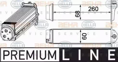 HELLA 8ML 376 924-101 - Intercooler autozon.pro