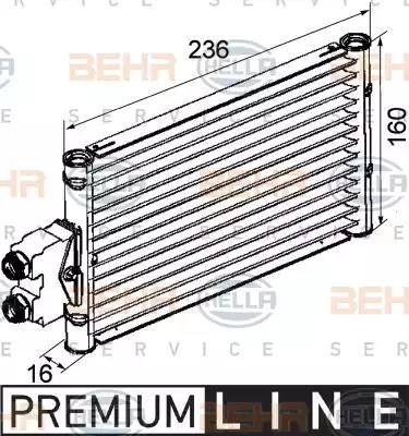 HELLA 8MO 376 747-201 - Radiatore olio, Cambio automatico autozon.pro