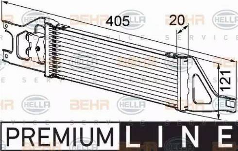 HELLA 8MO 376 726-401 - Radiatore olio, Cambio automatico autozon.pro