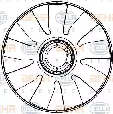 HELLA 8MV 376 906-531 - Girante, Raffreddamento motore autozon.pro