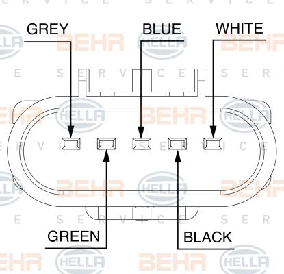 HELLA 8MV 376 758-311 - Ventola, Raffreddamento motore autozon.pro