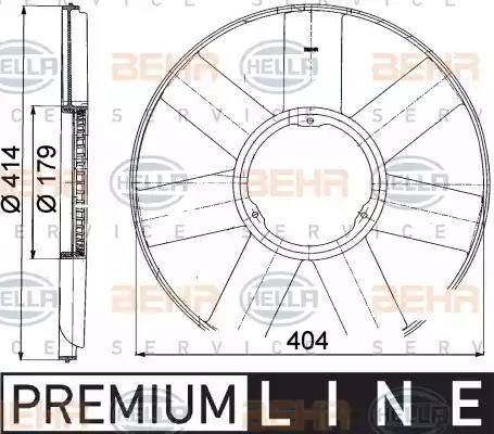 HELLA 8MV 376 757-481 - Girante, Raffreddamento motore autozon.pro