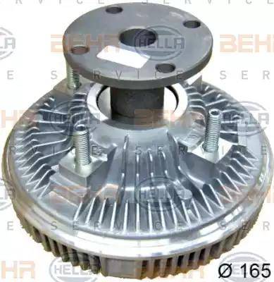 HELLA 8MV 376 757-681 - Giunto di collegamento, Ventilatore radiatore autozon.pro