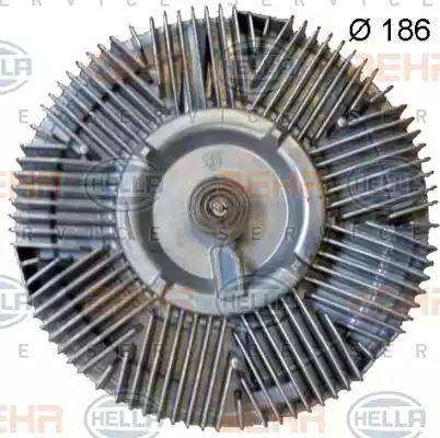 HELLA 8MV 376 702-051 - Giunto di collegamento, Ventilatore radiatore autozon.pro