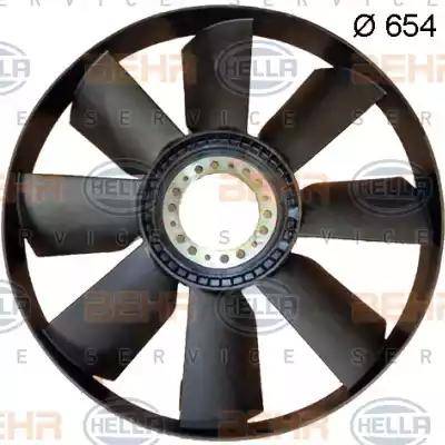 HELLA 8MV 376 702-001 - Girante, Raffreddamento motore autozon.pro