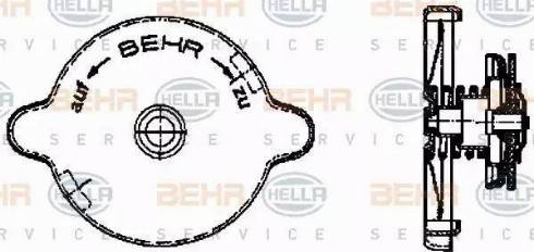 HELLA 8MY 376 742-031 - Tappo, serbatoio refrigerante autozon.pro