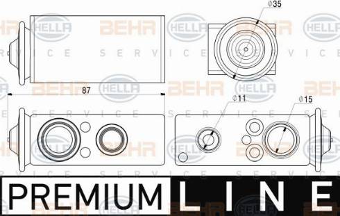 HELLA 8UW 351 008-331 - Valvola ad espansione, Climatizzatore autozon.pro