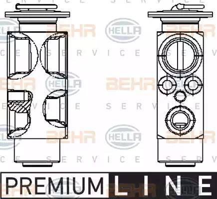 HELLA 8UW 351 336-161 - Valvola ad espansione, Climatizzatore autozon.pro