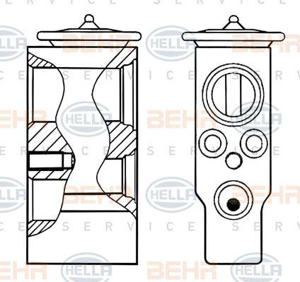 HELLA 8UW 351 200-514 - Valvola ad espansione, Climatizzatore autozon.pro