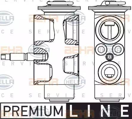 HELLA 8UW 351 239-601 - Valvola ad espansione, Climatizzatore autozon.pro