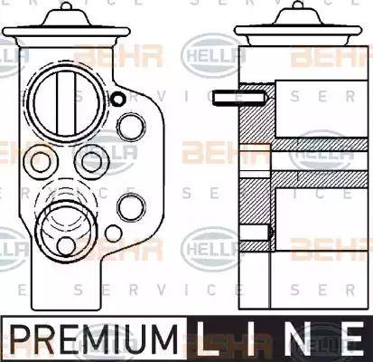 HELLA 8UW 351 239-621 - Valvola ad espansione, Climatizzatore autozon.pro