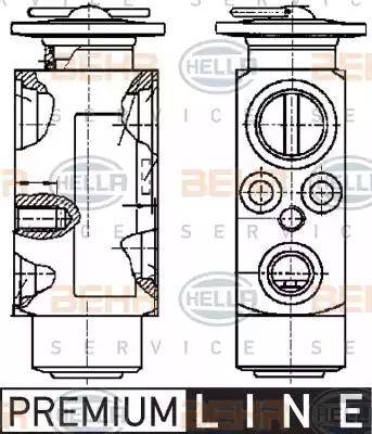 HELLA 8UW 351 239-011 - Valvola ad espansione, Climatizzatore autozon.pro