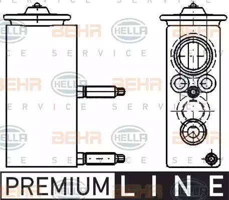 HELLA 8UW 351 234-421 - Valvola ad espansione, Climatizzatore autozon.pro